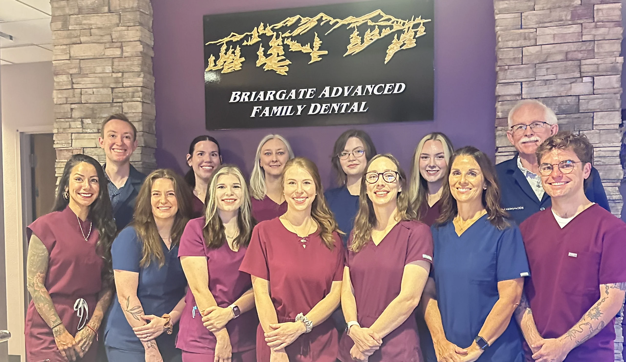 briargate advanced family dental group team photo private practice dental
